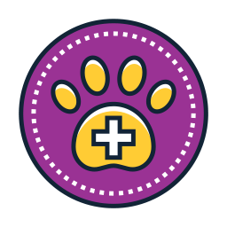 icon for international health certificate for dogs and cats
